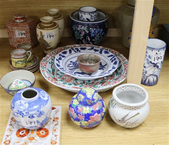 A quantity of Oriental ceramics